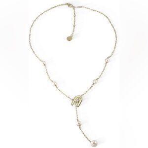 Furla NIB Arch Pearl Necklace Full Inclusion (N1)